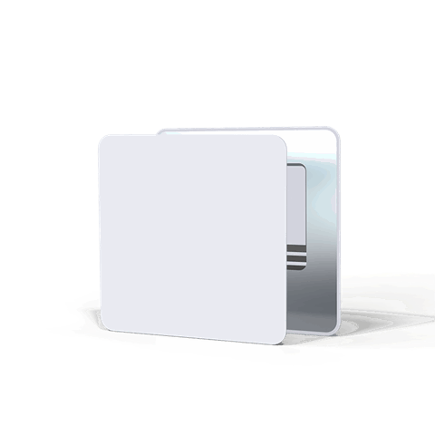 Etiquettes 4x4 Paper Labels - Premium - Frozen food - Compatibles micro-ondes - RF - 8,2 MHz - Blanche - Désactivable