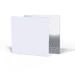 Étiquettes antivol RF 4×4 blanches avec circuit visible — ARFE-44D08200WH
