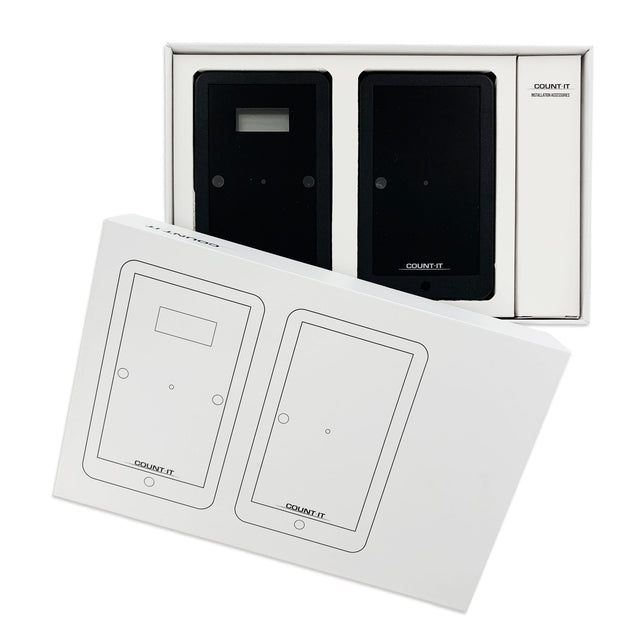 Compteur de passage latéral bidirectionnel avec afficheur LCD
